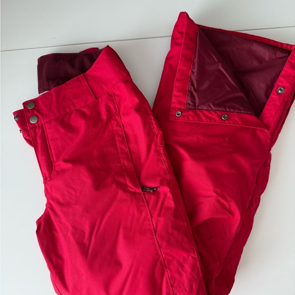 Columbia Pants - Columbia Deep Red Snow Pants
